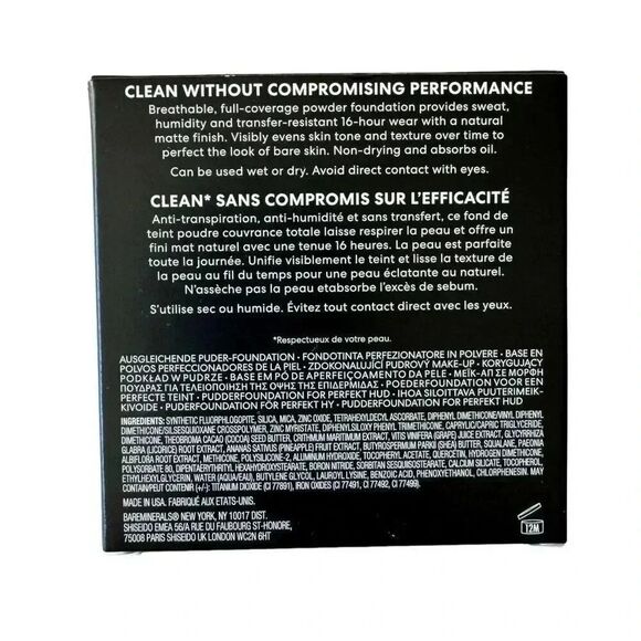 BareMinerals BAREPRO POWDER FOUNDATION MEDIUM DEEP 45 WARM - Picture 5 of 8